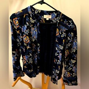Ann Taylor loft floral blazer jacket